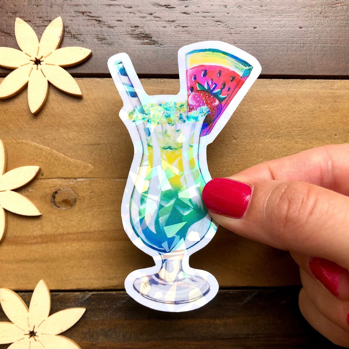 Glitzersticker Cocktails (3er-Set)