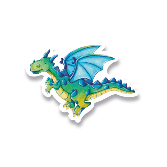 Glitzersticker Drache