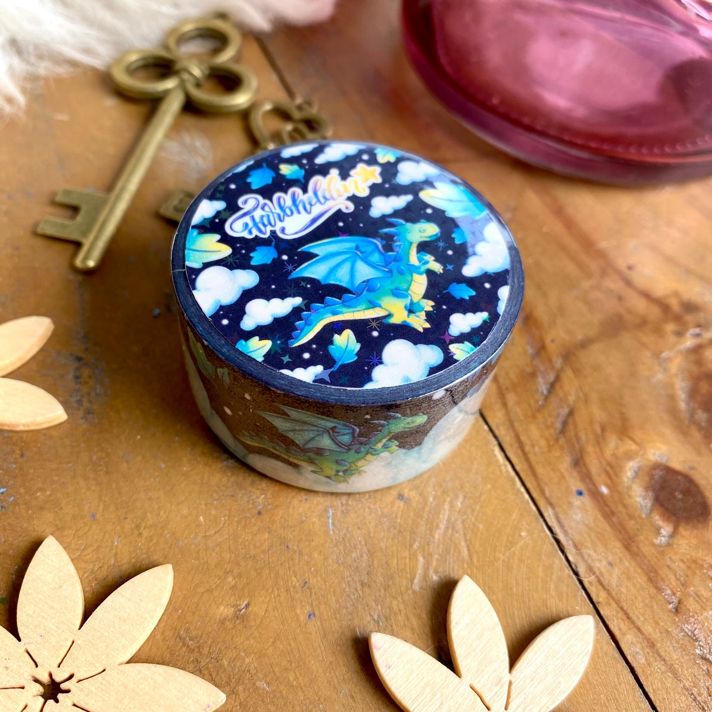 Breites Washi Tape Drache