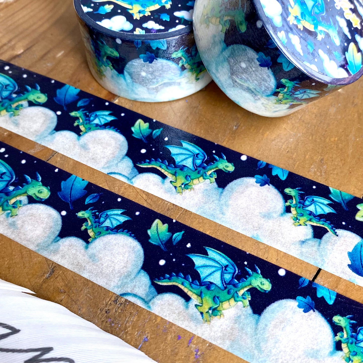 Breites Washi Tape Drache