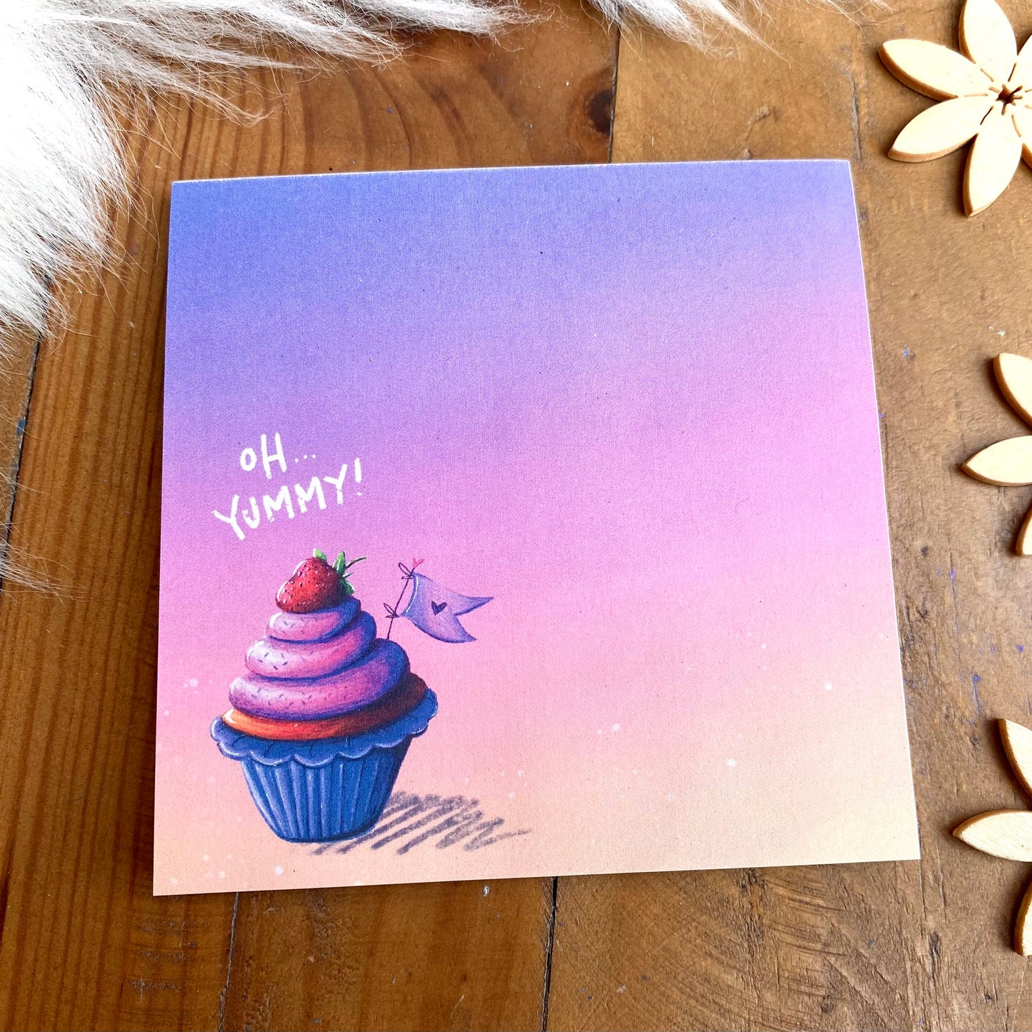 Mini-Block Erdbeer-Cupcake