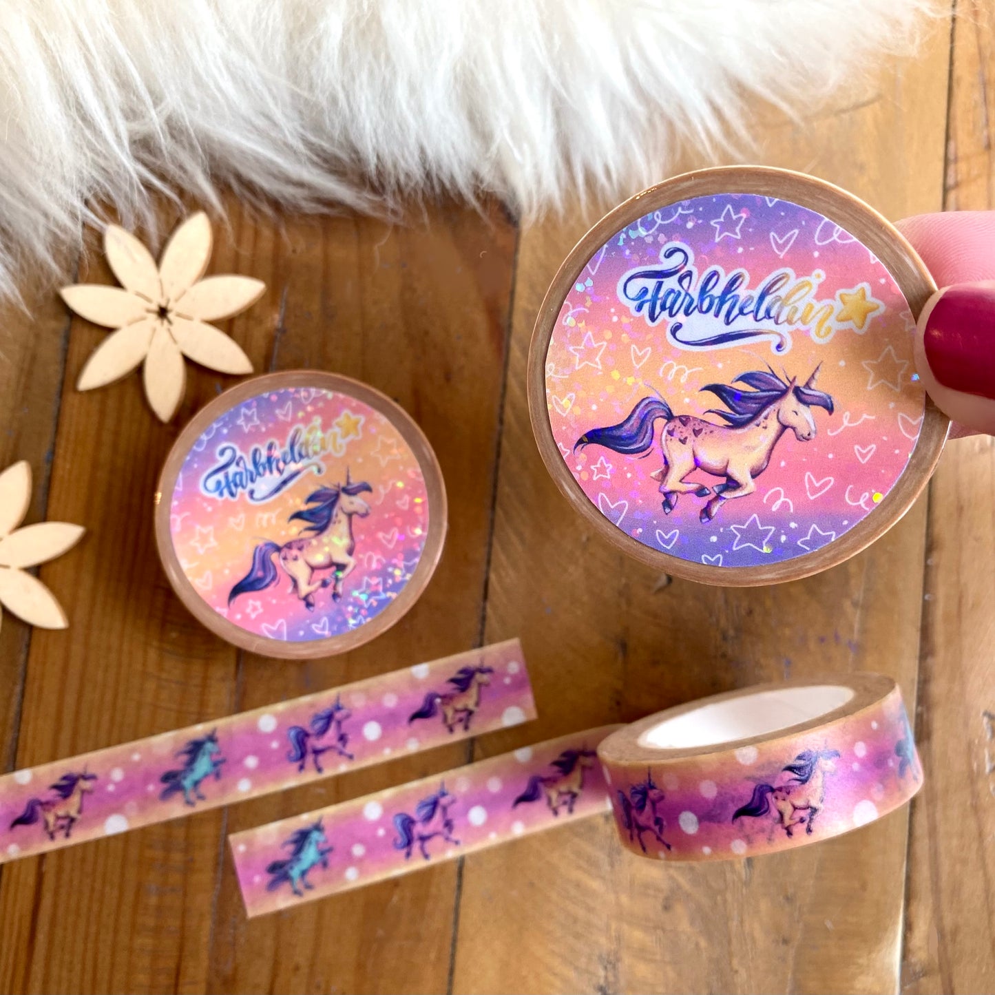 Washi Tape Einhörner