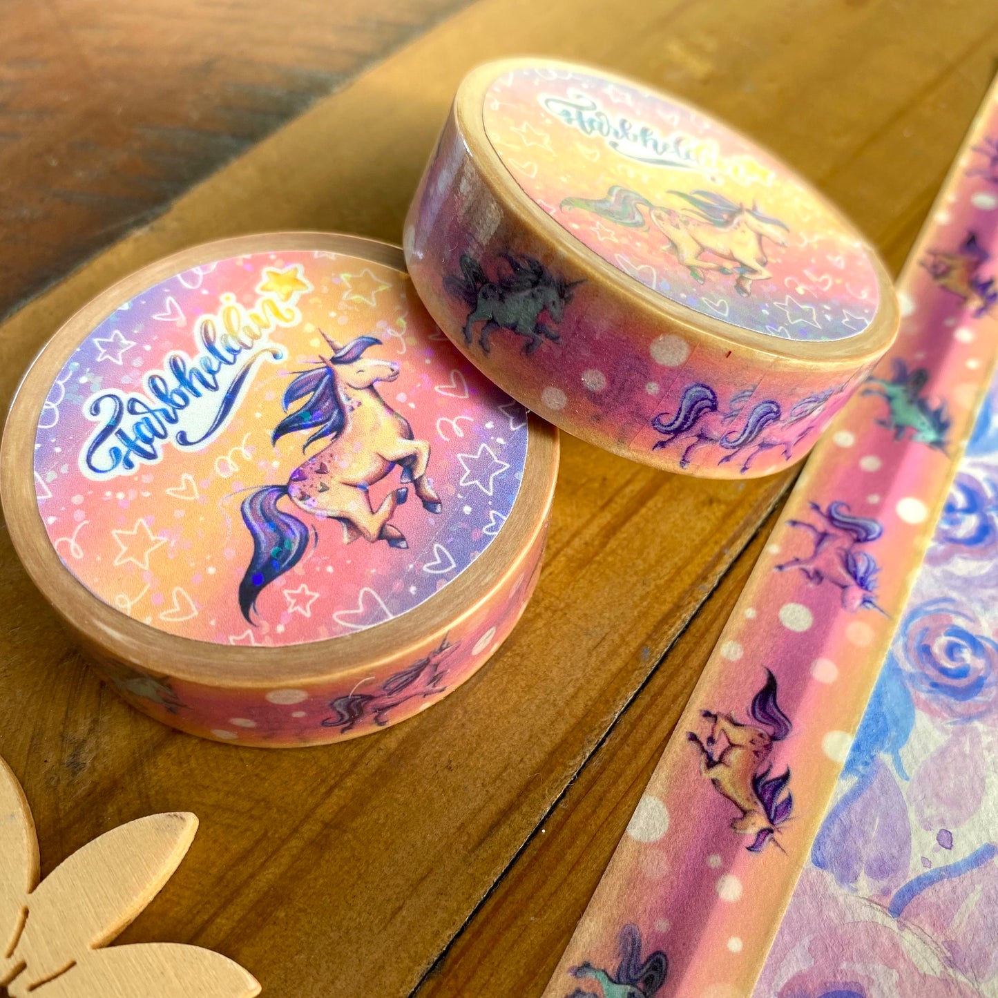 Washi Tape Einhörner