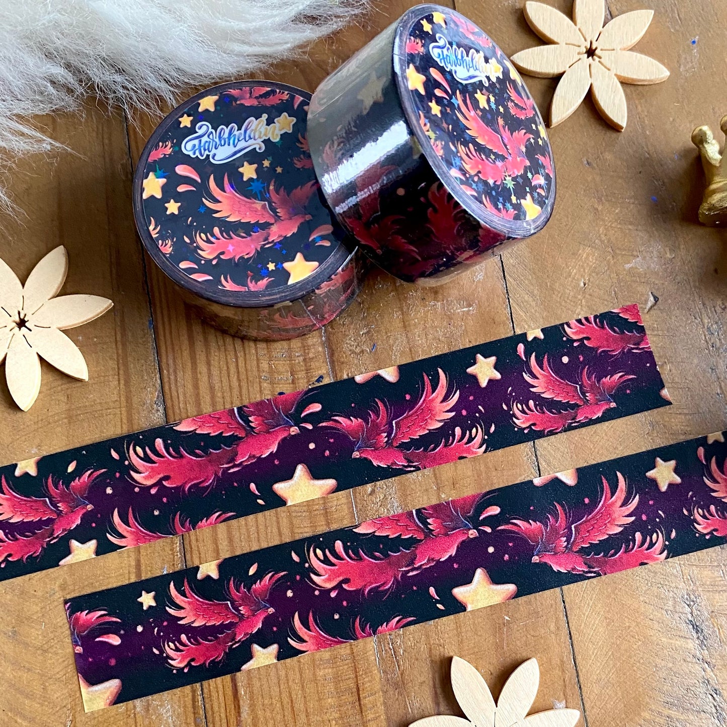 Breites Washi Tape Phönix