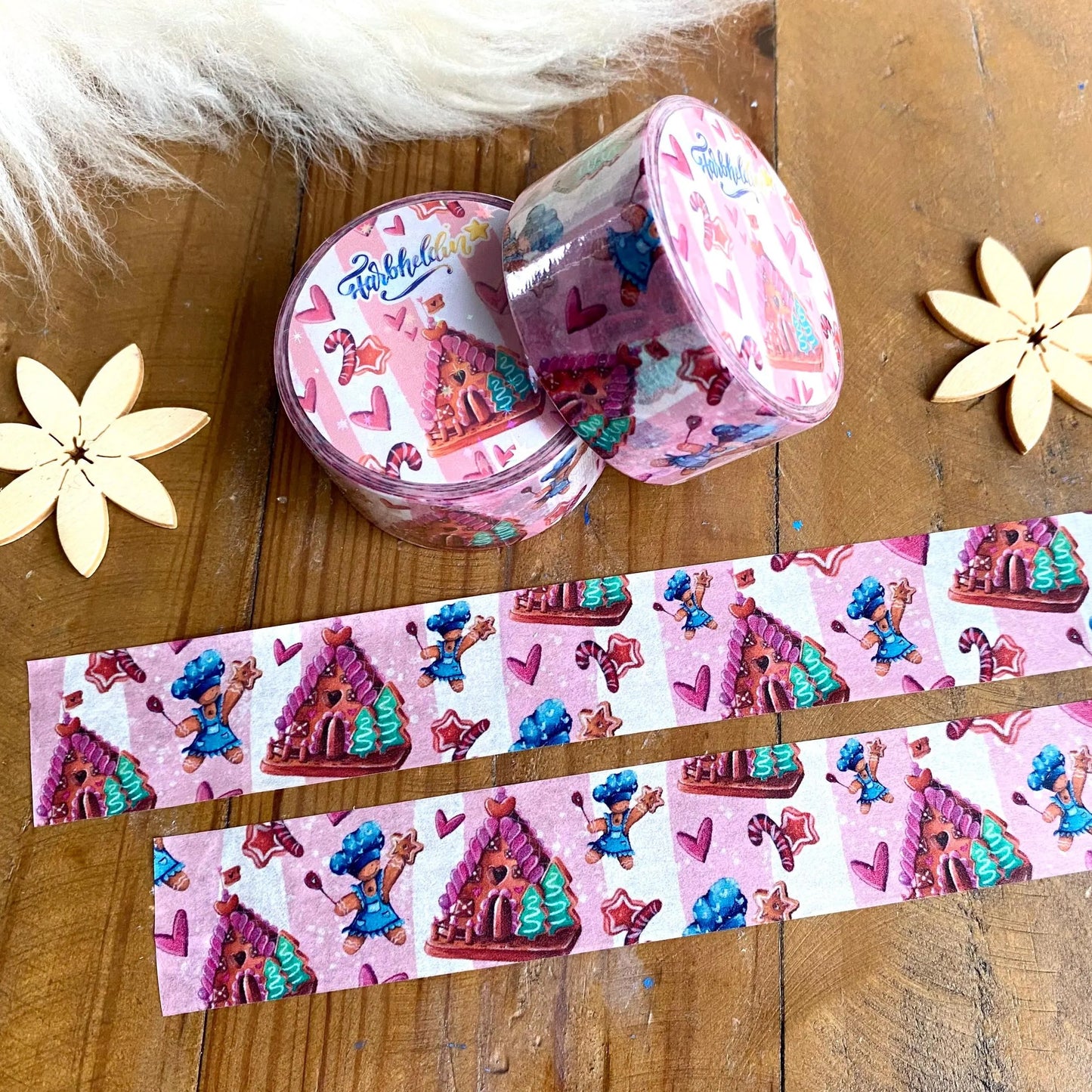 Breites Washi Tape Lebkuchenmännchen