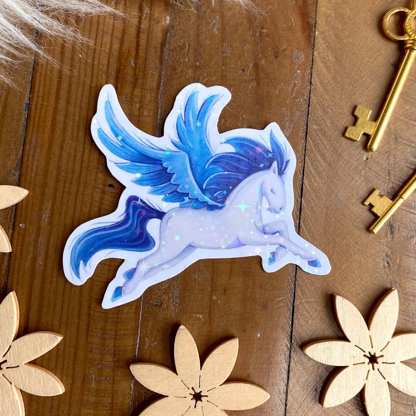 Glitzersticker Fantasiewesen (3er-Set)
