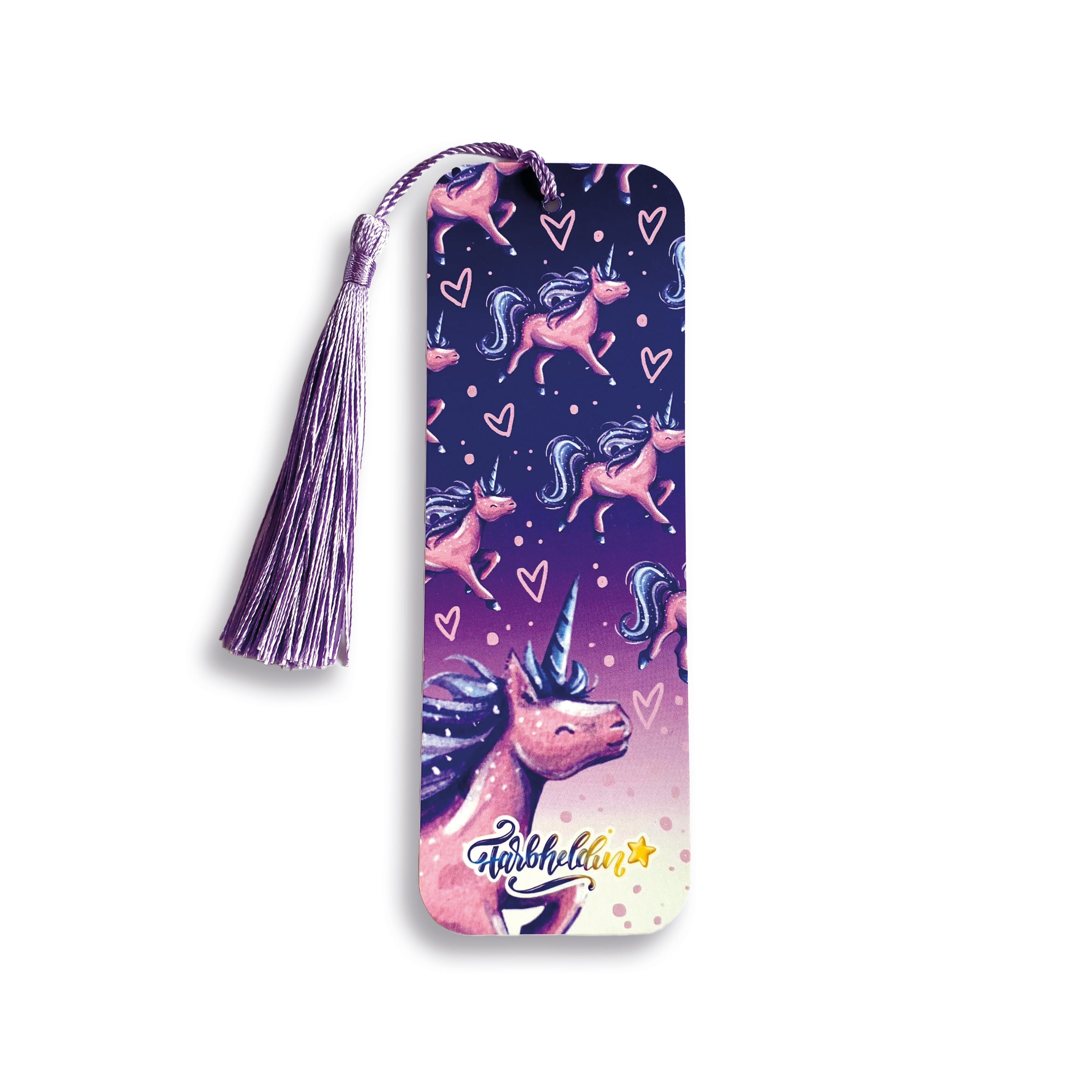 Lesezeichen Rosa Einhorn (B-Ware) – Farbheldin Shop