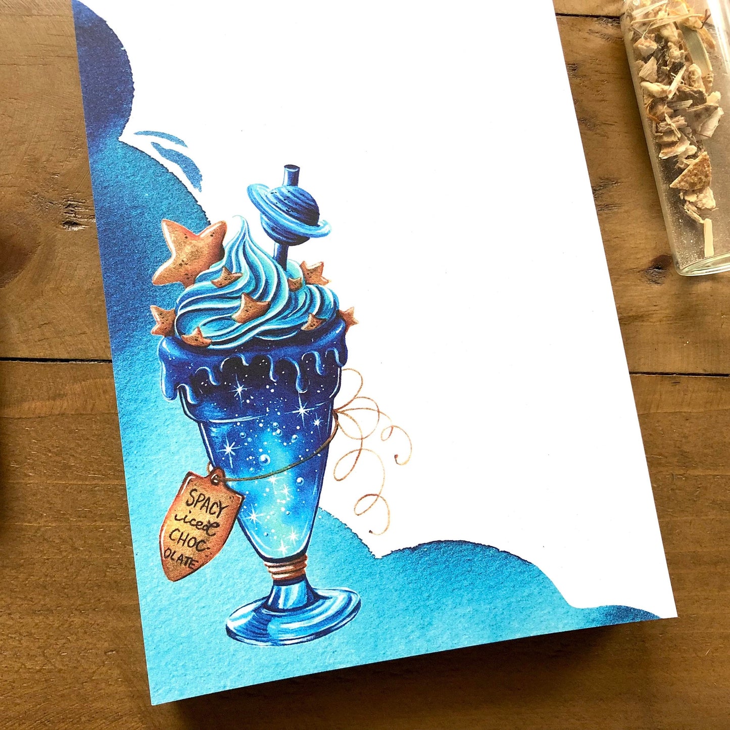 Notizblock Zaubertrank Spacy Iced Chocolate