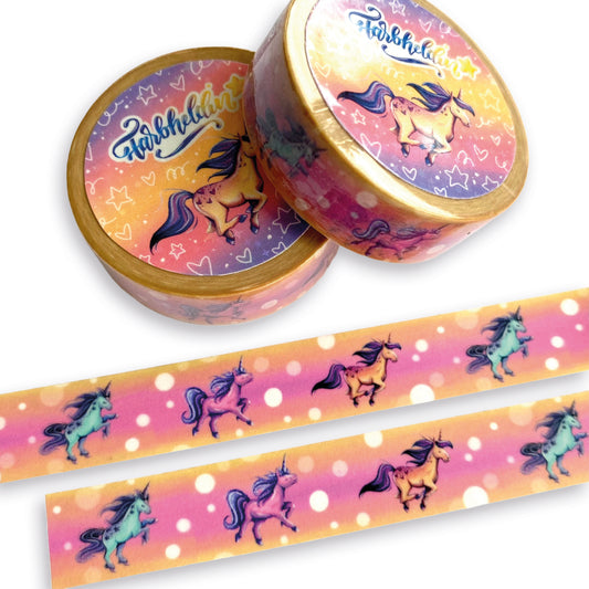 Washi Tape Einhörner