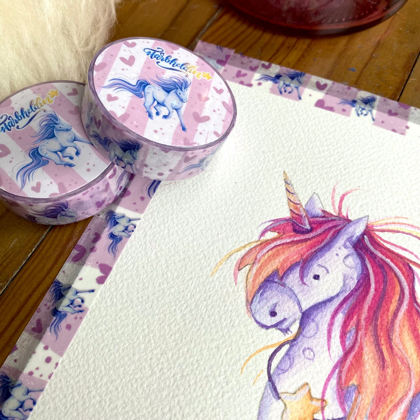 Washi Tape Einhorn