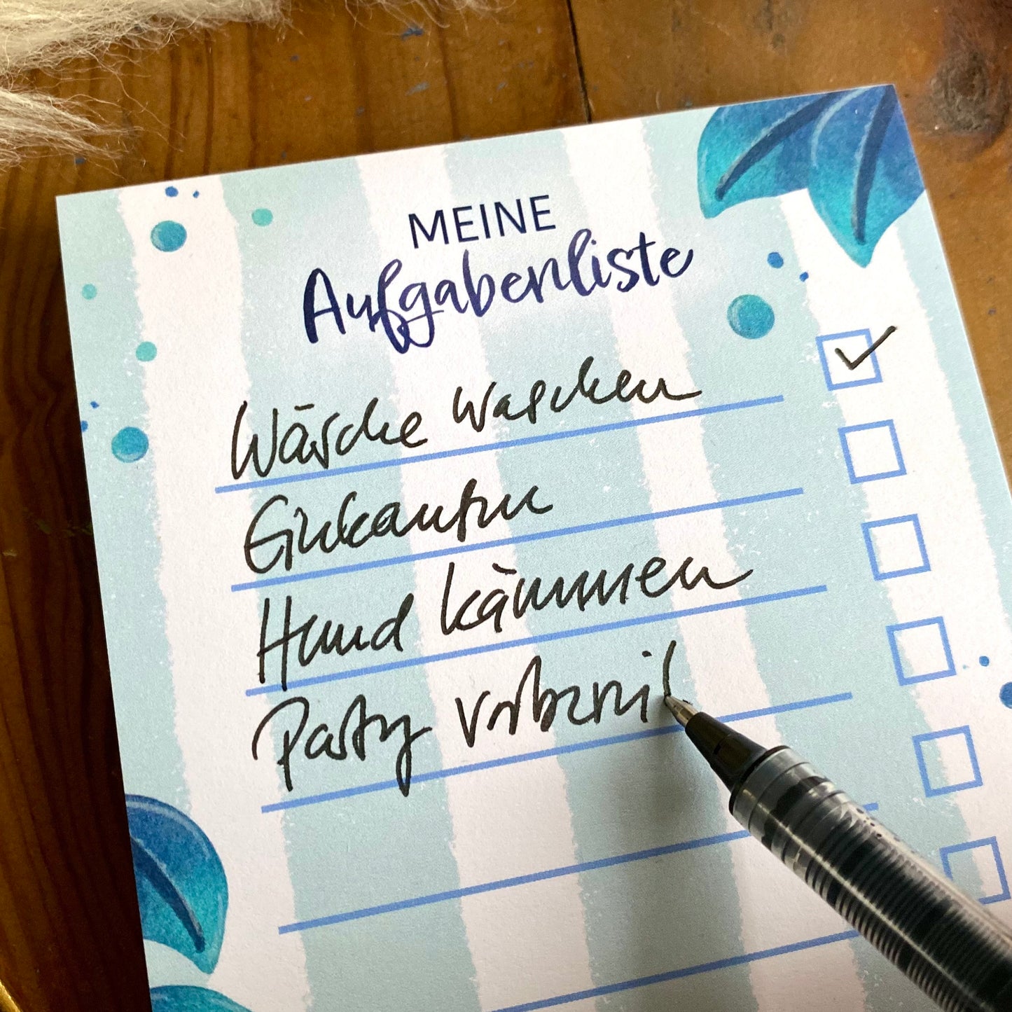 Aufgabenliste Magische Blätter