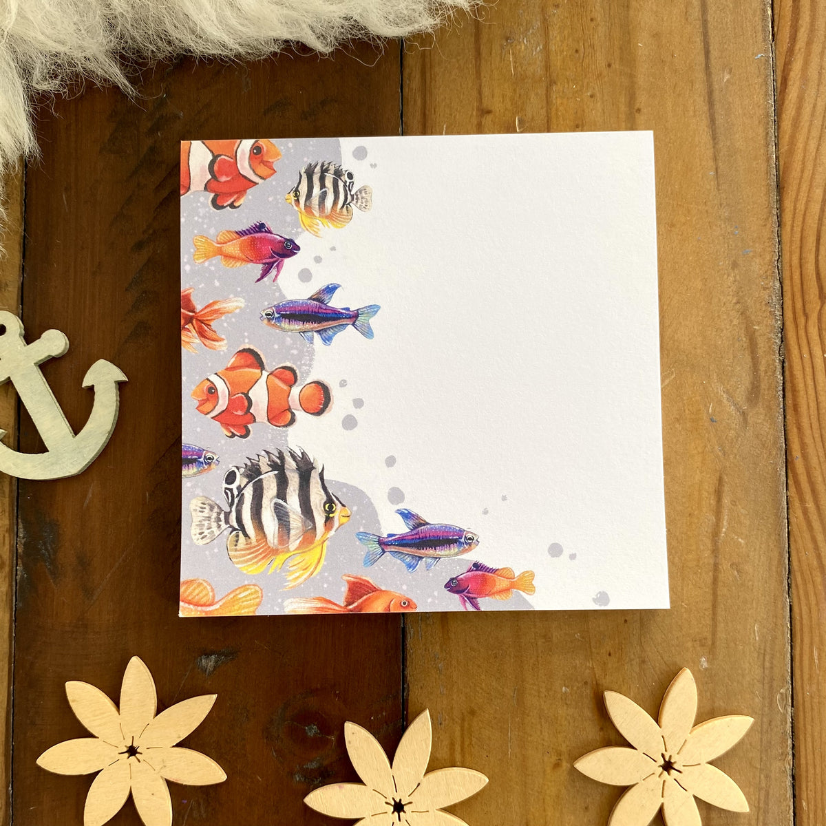 Mini-Block Bunte Fische