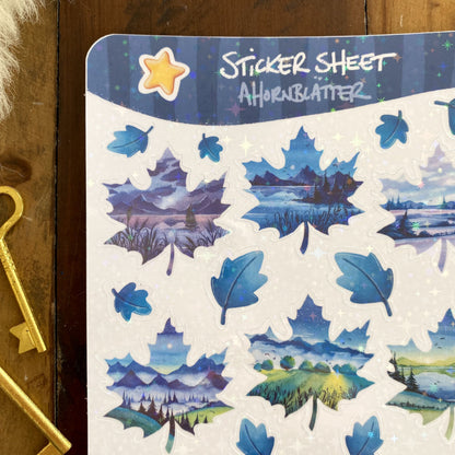 Stickersheet Ahornblätter