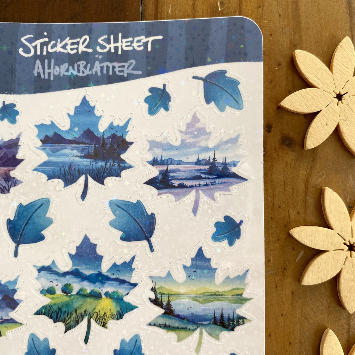 Stickersheet Ahornblätter