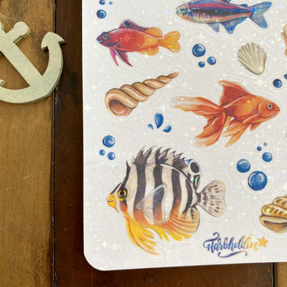 Stickersheet Fische