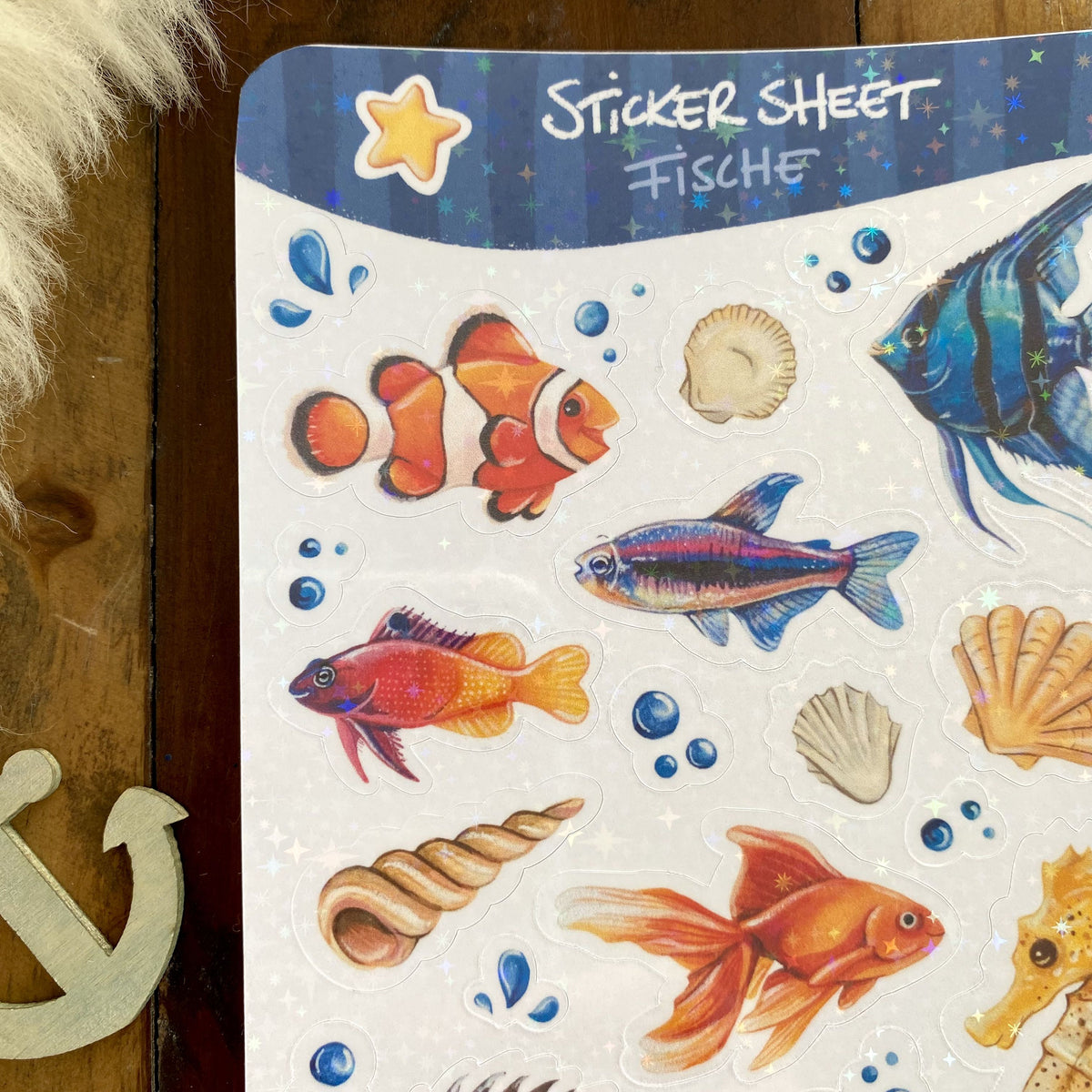 Stickersheet Fische