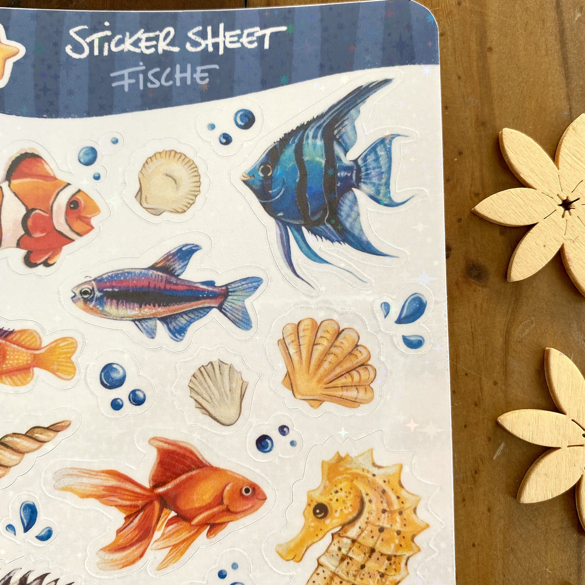 Stickersheet Fische