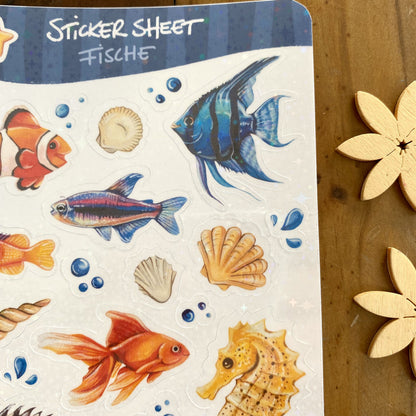 Stickersheet Fische