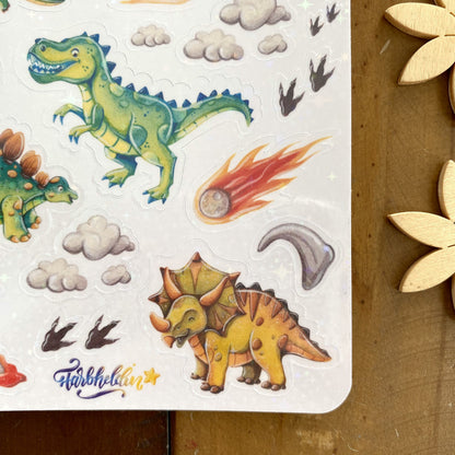Stickersheet Dinos