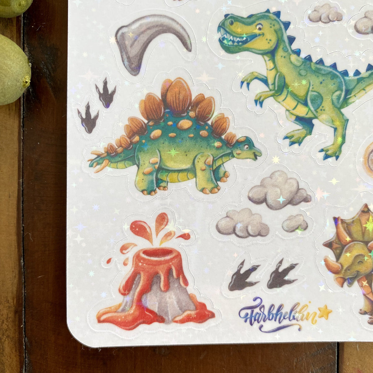 Stickersheet Dinos