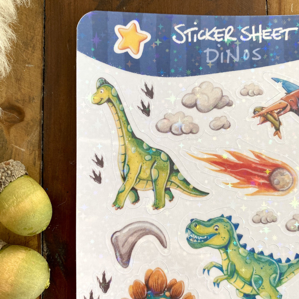 Stickersheet Dinos