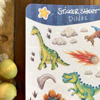 Stickersheet Dinos