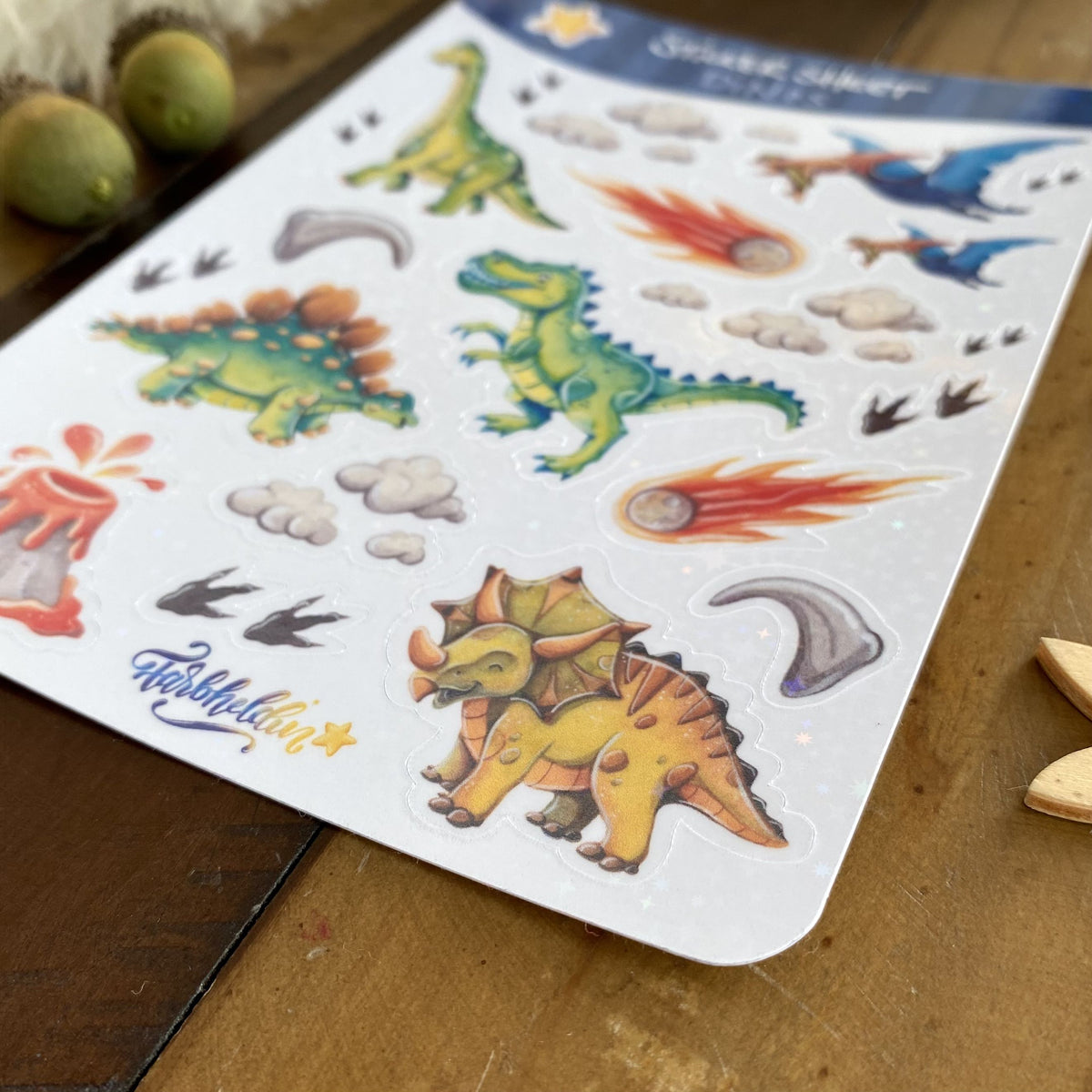 Stickersheet Dinos