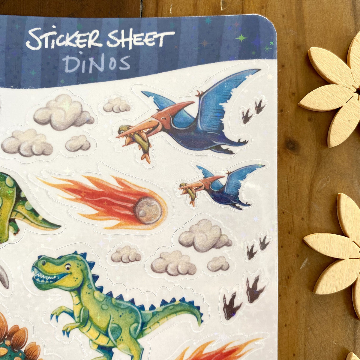 Stickersheet Dinos