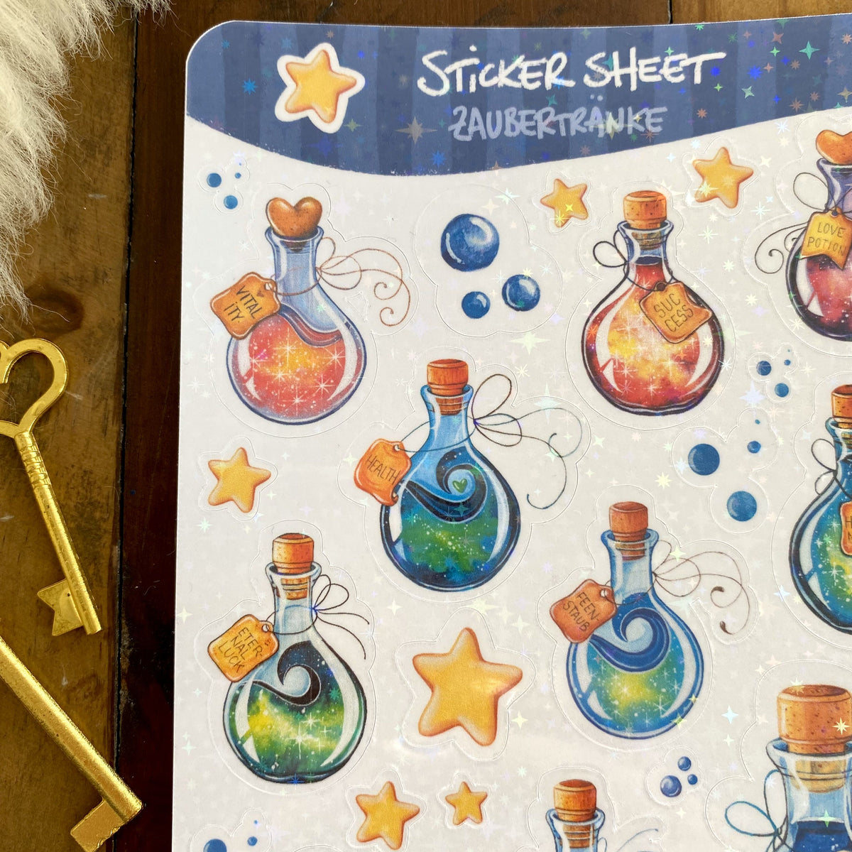Stickersheet Zaubertränke