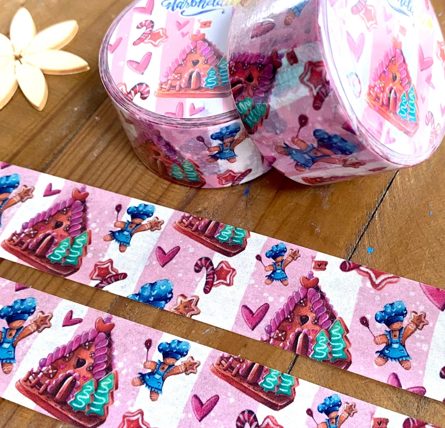 Breites Washi Tape Lebkuchenmännchen