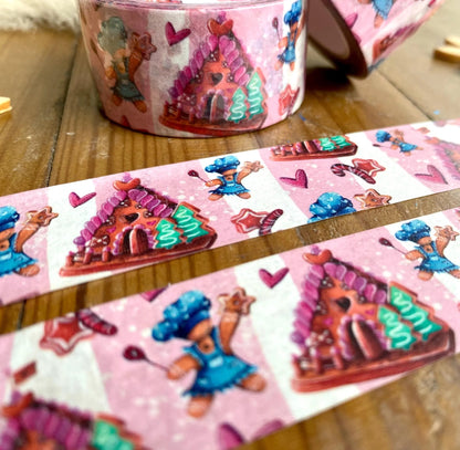 Breites Washi Tape Lebkuchenmännchen