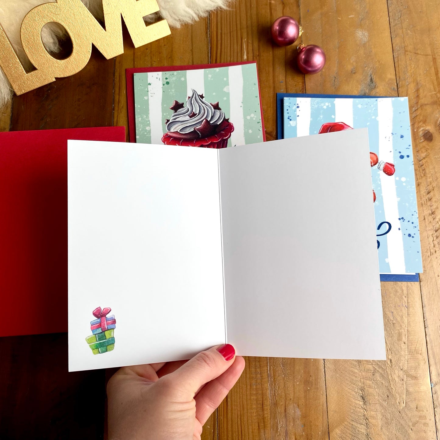 Weihnachtskarte Din A6 (3er-Set)