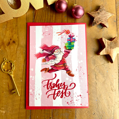 Weihnachtskarte "Weihnachtsmann" (A6)