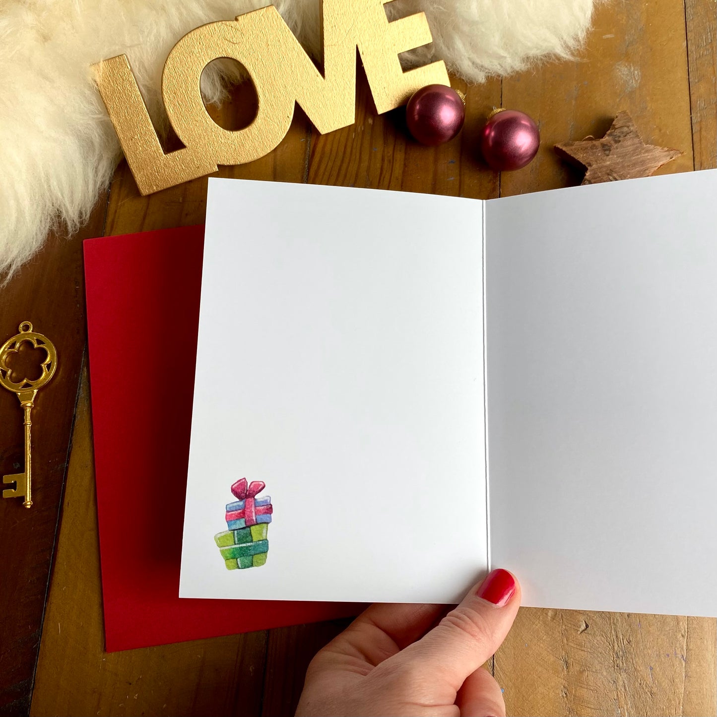 Weihnachtskarte "Weihnachtsmann" (A6)