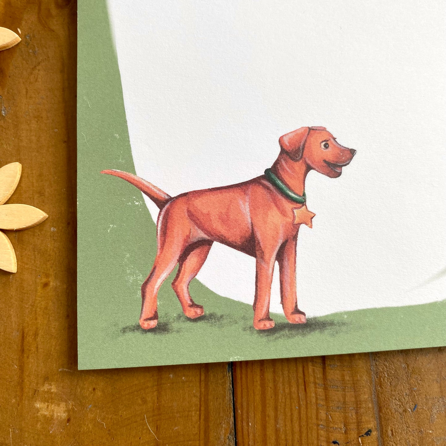 Notizblock Jagdhund A5