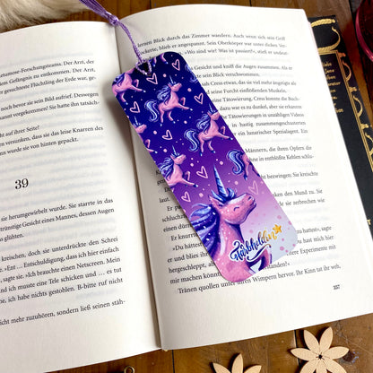 Lesezeichen Rosa Einhorn (B-Ware)