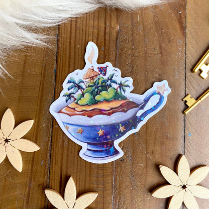 Glitzersticker Tassenwelt