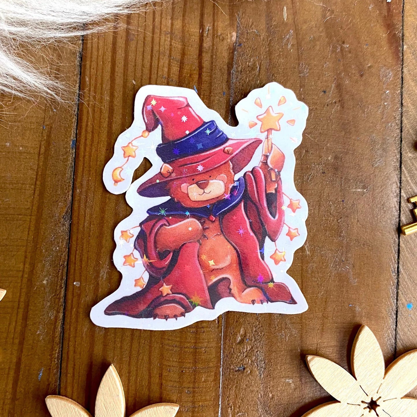 Glitzersticker Zaubärer