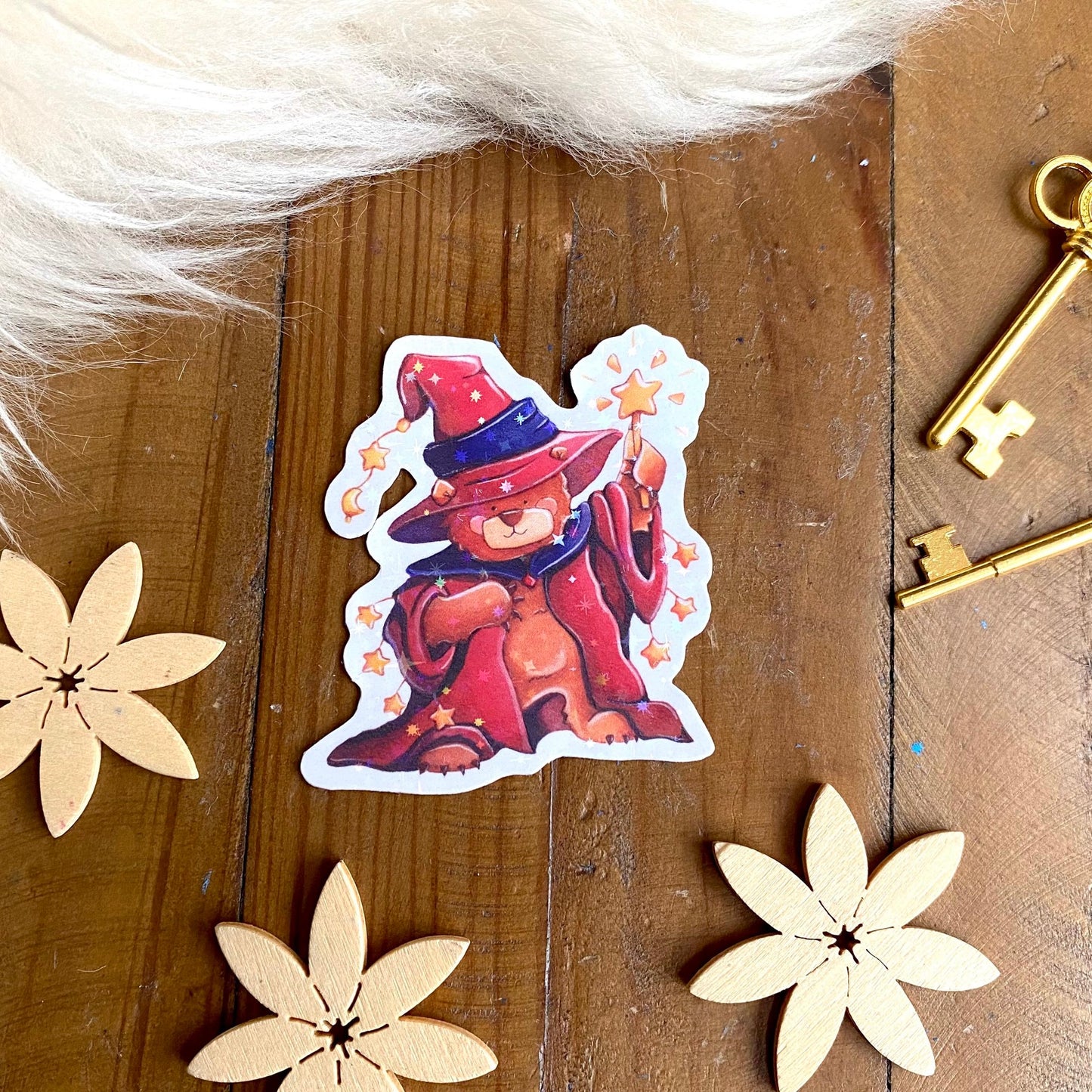 Glitzersticker Zaubärer